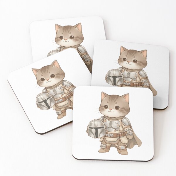 Item preview, Space Bounty Hunter Pedro Pascal as a Cat Cute  designed and sold by Reyxava.