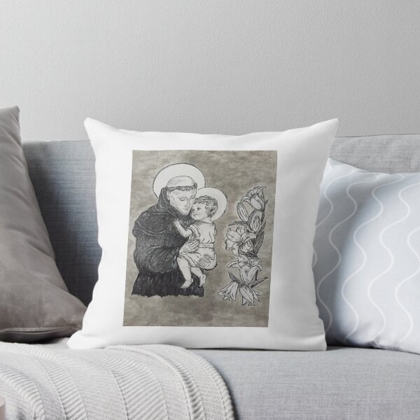 Item preview, Sant'Antonio con Bambino Gesù - Dipinto Originale in Acrilico; Saint Anthony with Child Jesus - Original Acrylic Painting designed and sold by B.D'Alessandro.