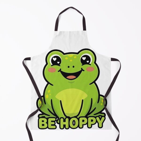 Item preview, Be Hoppy Cute Frog Shirt Funny Frog Lover Gift Kawaii Frog Design designed and sold by SarcasmThreads.