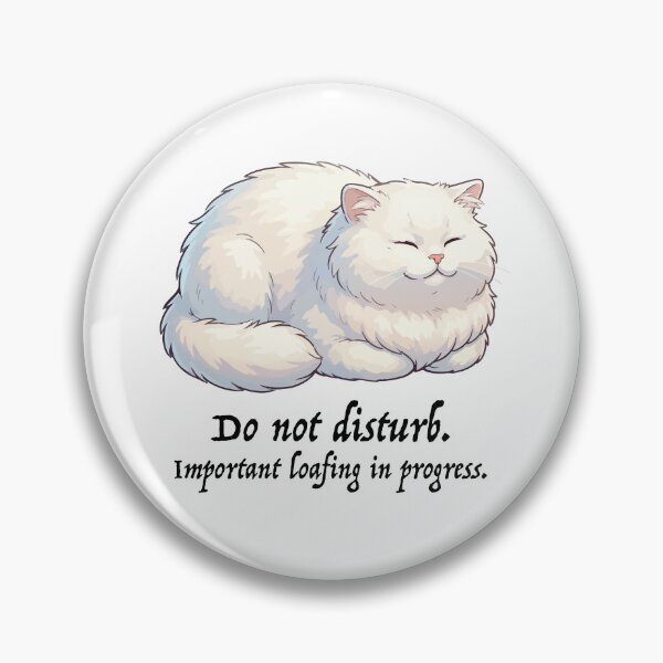 Item preview, Sleepy Cat Do Not Disturb Loafing designed and sold by rbsh_studio.