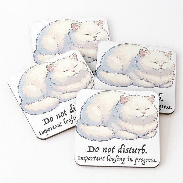 Item preview, Sleepy Cat Do Not Disturb Loafing designed and sold by rbsh_studio.