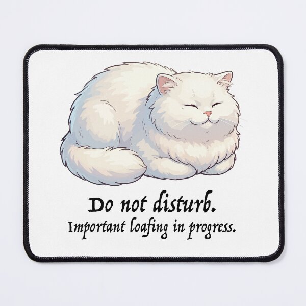 Item preview, Sleepy Cat Do Not Disturb Loafing designed and sold by rbsh_studio.