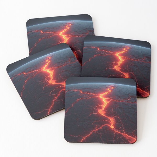 Item preview, Tectonic Pressure – Earthquake Fault Line Geology Art designed and sold by Nela Creative Lab.