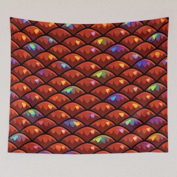 Item preview, Rainbow Boa Iridescent Scale Pattern designed and sold by WildlifeInc.