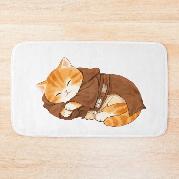 Item preview, Jedi Master Cat Cute Sci-Fi Fan Art designed and sold by Reyxava.