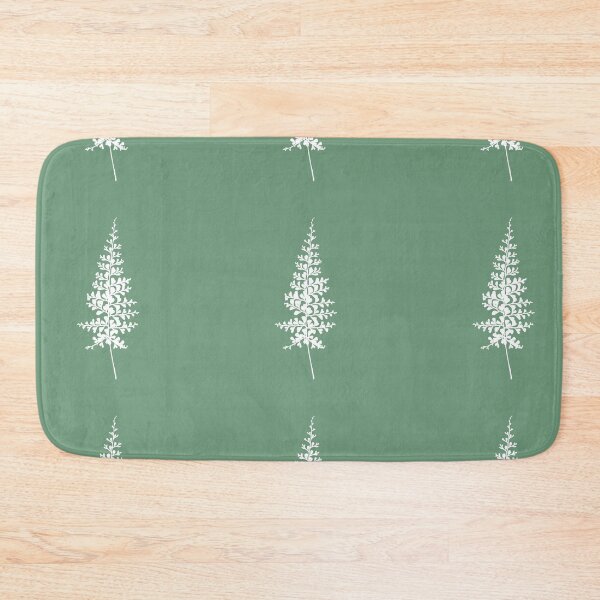 Item preview, Fern II, Minimalist Aesthetic Line Drawing Natural Design, Mint Green designed and sold by SWSandraWechner.