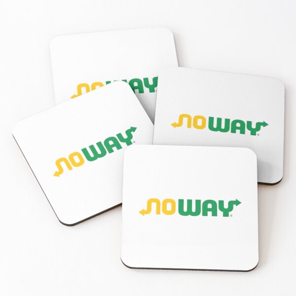 Item preview, "No Way" Logo Parody — Iconic Fast Food Style Art designed and sold by LoomisDreams.