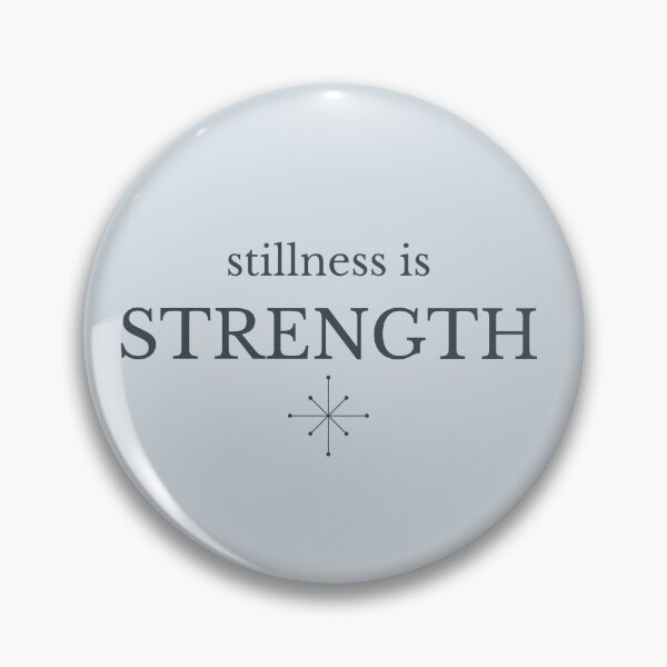 Item preview, Stillness Is Strength Minimalist Compass Design designed and sold by Minimalist Typography.