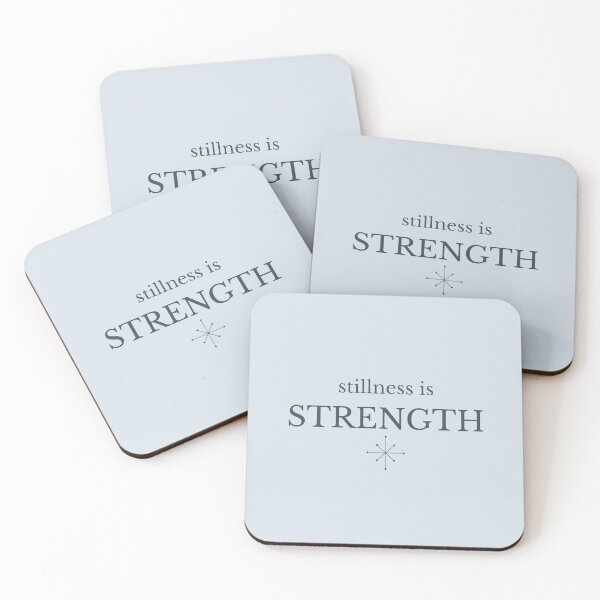 Item preview, Stillness Is Strength Minimalist Compass Design designed and sold by Minimalist Typography.