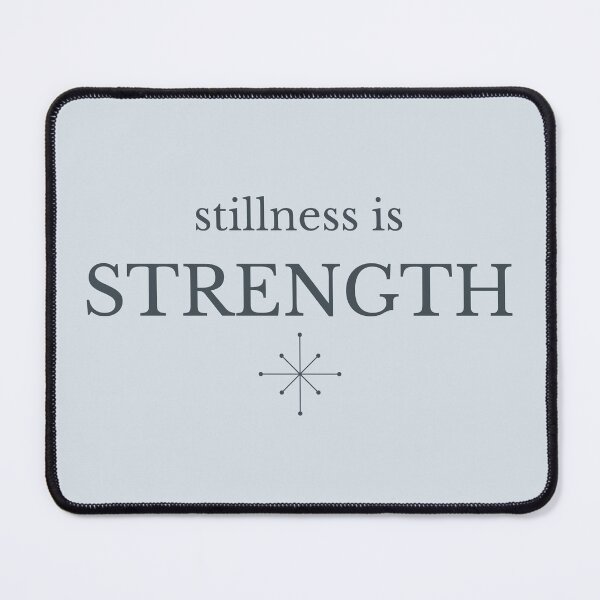 Item preview, Stillness Is Strength Minimalist Compass Design designed and sold by Minimalist Typography.