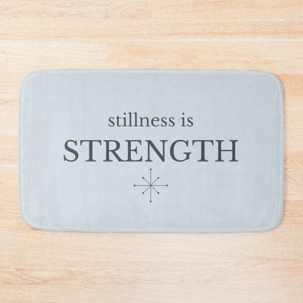 Item preview, Stillness Is Strength Minimalist Compass Design designed and sold by Minimalist Typography.