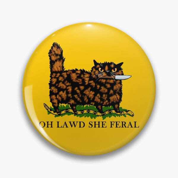 Item preview, Oh Lawd She Feral Tortie designed and sold by KilkennyCat Art.