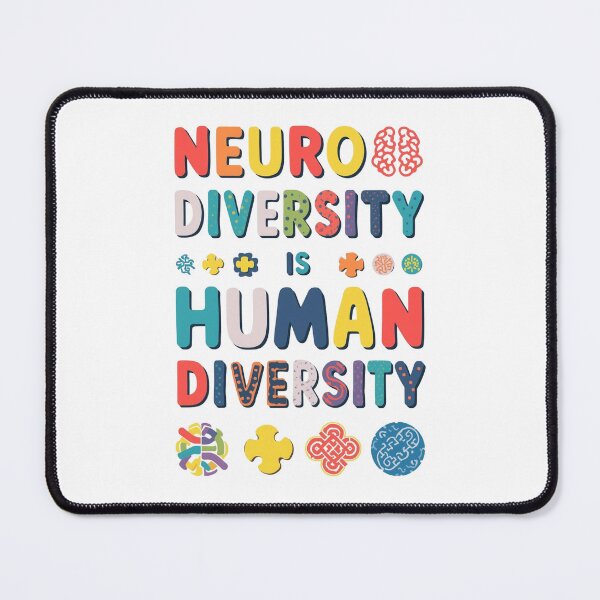 Item preview, Neurodiversity Is Human Diversity | Inclusion Awareness Art designed and sold by YvkafromPoland.