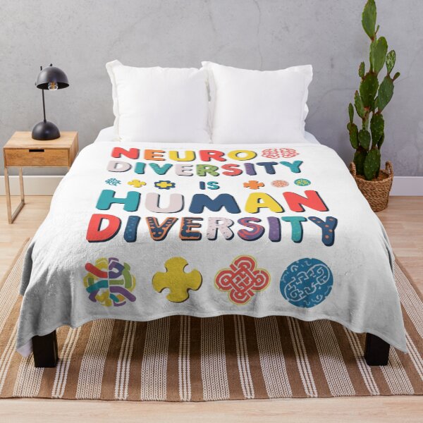 Item preview, Neurodiversity Is Human Diversity | Inclusion Awareness Art designed and sold by YvkafromPoland.