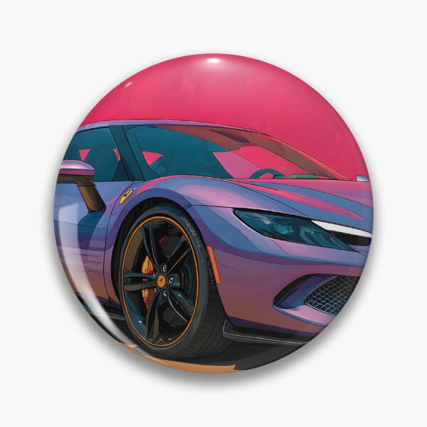 Item preview, Ferrari 296 GTB Pop Art Supercar Illustration designed and sold by AutoPopStudio.