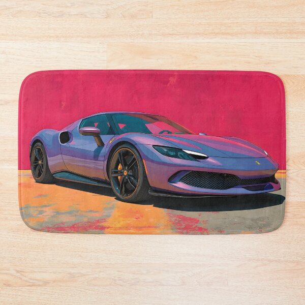 Item preview, Ferrari 296 GTB Pop Art Supercar Illustration designed and sold by AutoPopStudio.
