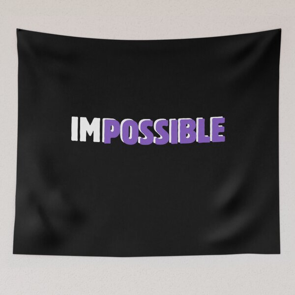 Item preview, Impossible Becomes Possible – Motivational Typography designed and sold by A-Szczesniak.