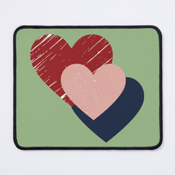 Item preview, Everlasting Love: A Mother’s Triple Heart Silhouette designed and sold by InkWeaveShop.