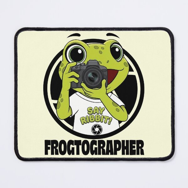 Item preview, Frogtographer – Funny Frog Photographer designed and sold by Frog Level Treasures.