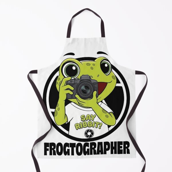 Item preview, Frogtographer – Funny Frog Photographer designed and sold by Frog Level Treasures.