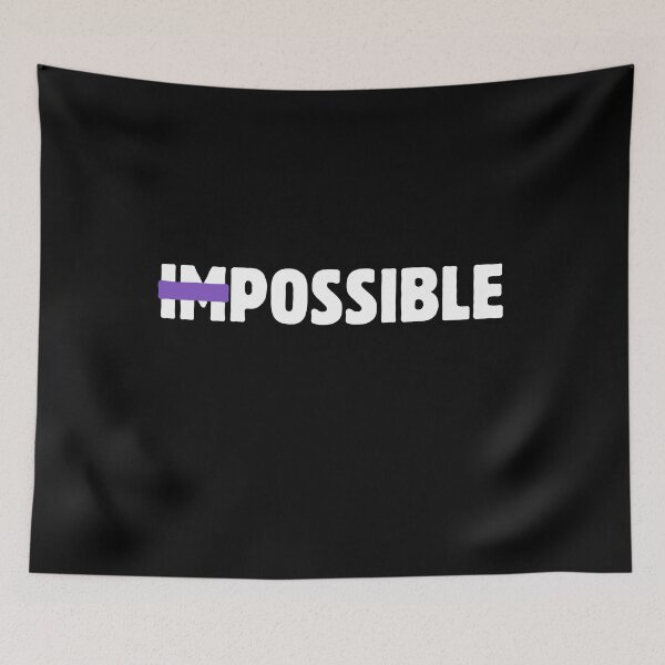 Item preview, Impossible Becomes Possible  Strike– Motivational Typography designed and sold by A-Szczesniak.