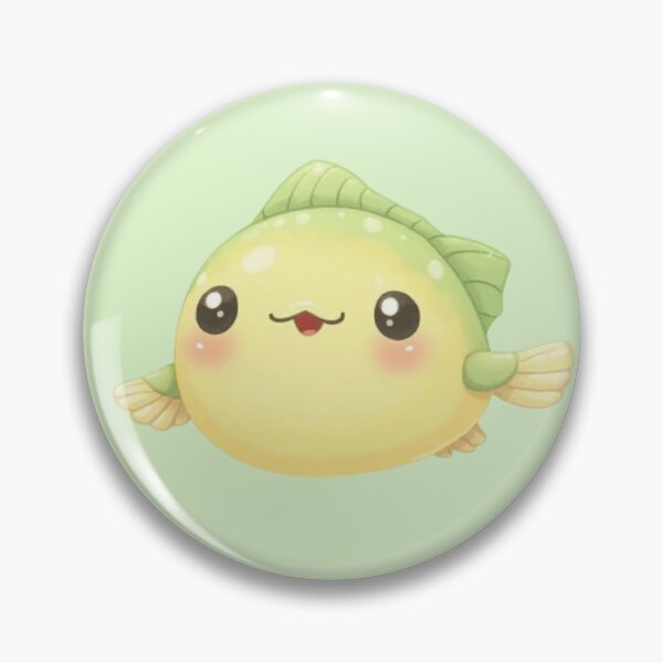 Item preview, Pea Puffer - Tiny Round Cute Fish Sticker designed and sold by WowDezign.
