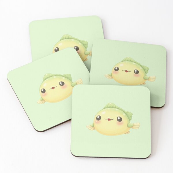 Item preview, Pea Puffer - Tiny Round Cute Fish Sticker designed and sold by WowDezign.