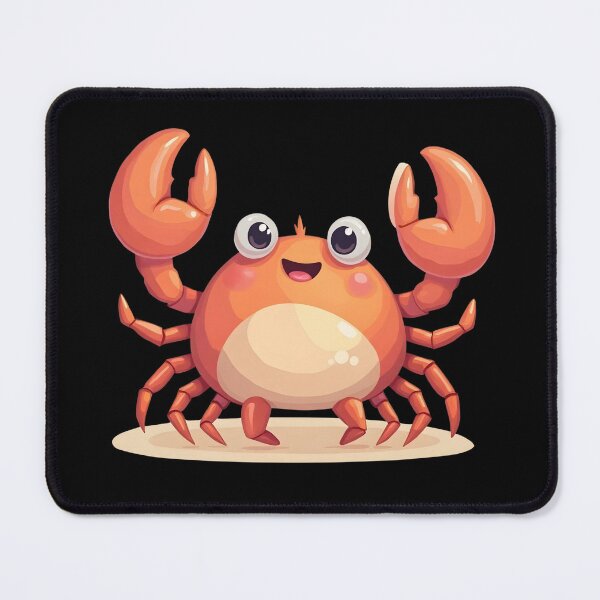 Item preview, Stabby Marine Life - Cute Crab Sticker designed and sold by WowDezign.