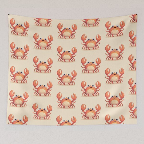 Item preview, Stabby Marine Life - Cute Crab Sticker designed and sold by WowDezign.