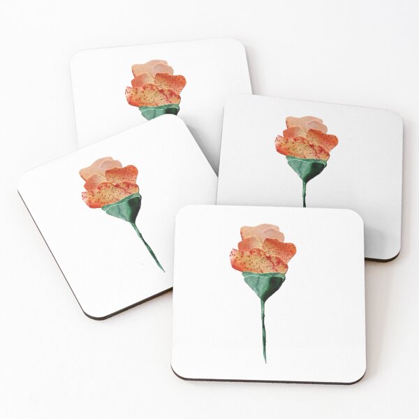 Item preview, Flower Collage II, Handmade watercolor papercut flower designed and sold by SWSandraWechner.