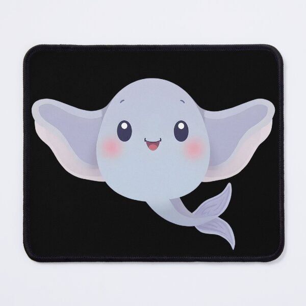 Item preview, Fluffy Sea Pancakes - Cute Stingray Sticker designed and sold by WowDezign.