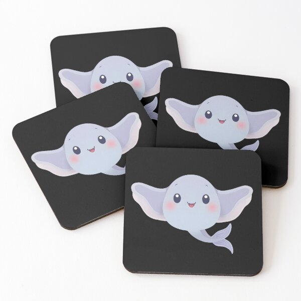 Item preview, Fluffy Sea Pancakes - Cute Stingray Sticker designed and sold by WowDezign.