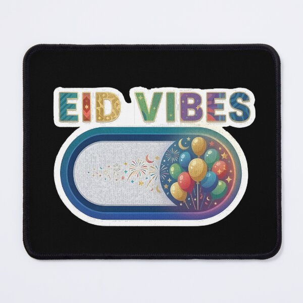 Item preview, EID VIBES - Balloons and Stars Toggle Switch Sticker designed and sold by WowDezign.