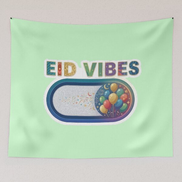 Item preview, EID VIBES - Balloons and Stars Toggle Switch Sticker designed and sold by WowDezign.