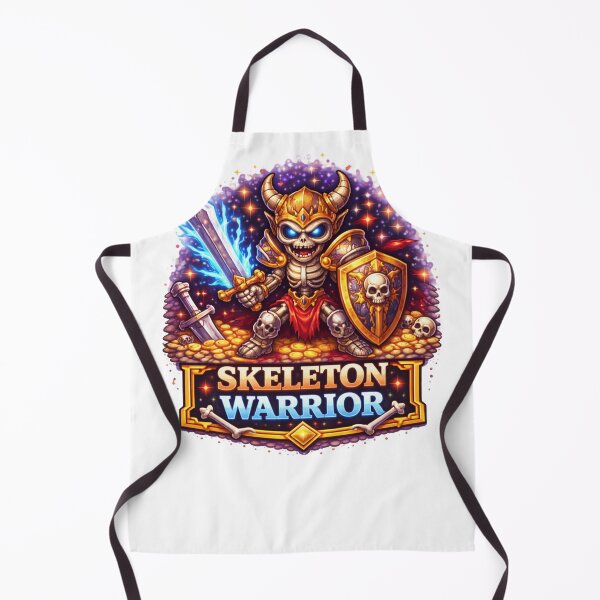 Item preview, Skeleton Warrior Retro Pixel RPG Gamer Design designed and sold by PixelForge24.