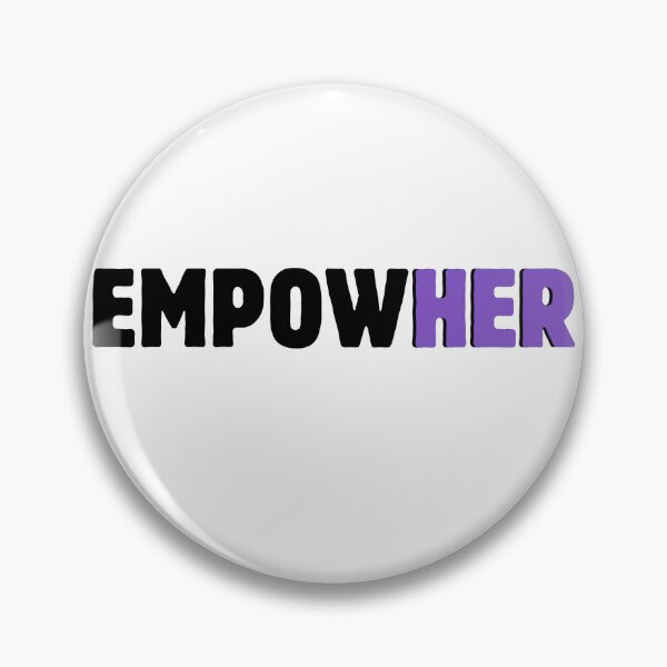 Item preview, EmpowHER – Feminist Empowerment Typography black designed and sold by A-Szczesniak.