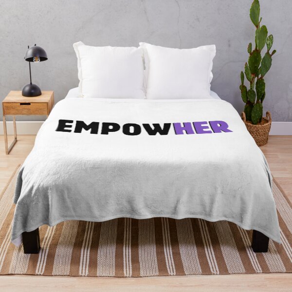 Item preview, EmpowHER – Feminist Empowerment Typography black designed and sold by A-Szczesniak.