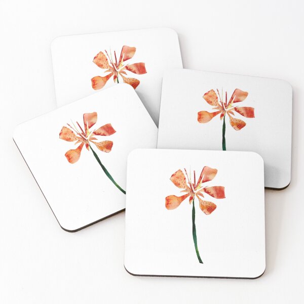 Item preview, Flower Collage I, Handmade watercolor papercut flower designed and sold by SWSandraWechner.
