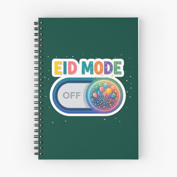 Item preview, EID MODE - Balloons & Confetti Celebration Toggle Switch Sticker designed and sold by WowDezign.