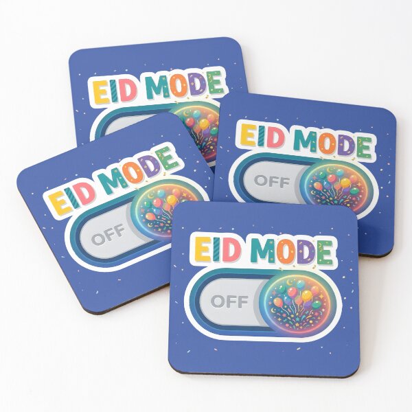 Item preview, EID MODE - Balloons & Confetti Celebration Toggle Switch Sticker designed and sold by WowDezign.