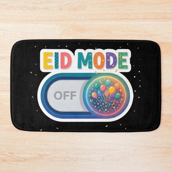 Item preview, EID MODE - Balloons & Confetti Celebration Toggle Switch Sticker designed and sold by WowDezign.