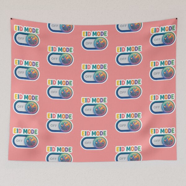 Item preview, EID MODE - Balloons & Confetti Celebration Toggle Switch Sticker designed and sold by WowDezign.