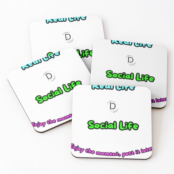 Item preview, Real Life vs Social Life Enjoy The Moment Post It Later designed and sold by TheItaliandilemma.
