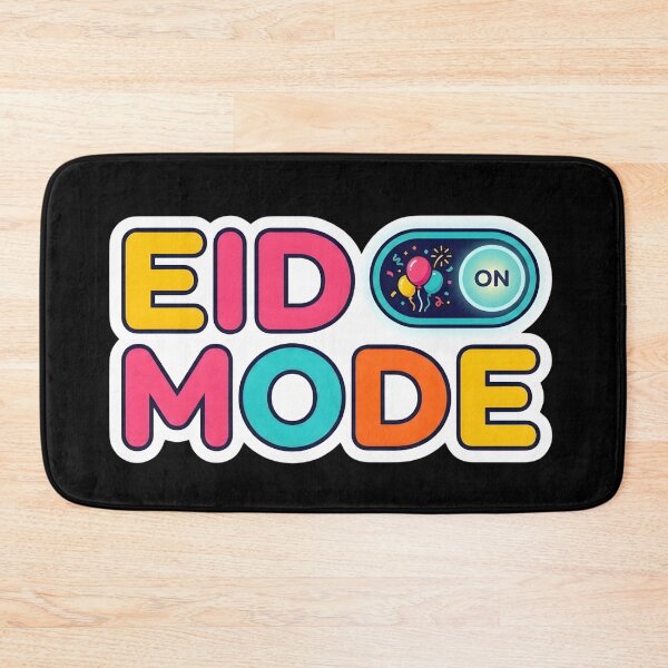 Item preview, EID MODE - Celebration Toggle Switch with Balloons Sticker Design designed and sold by WowDezign.