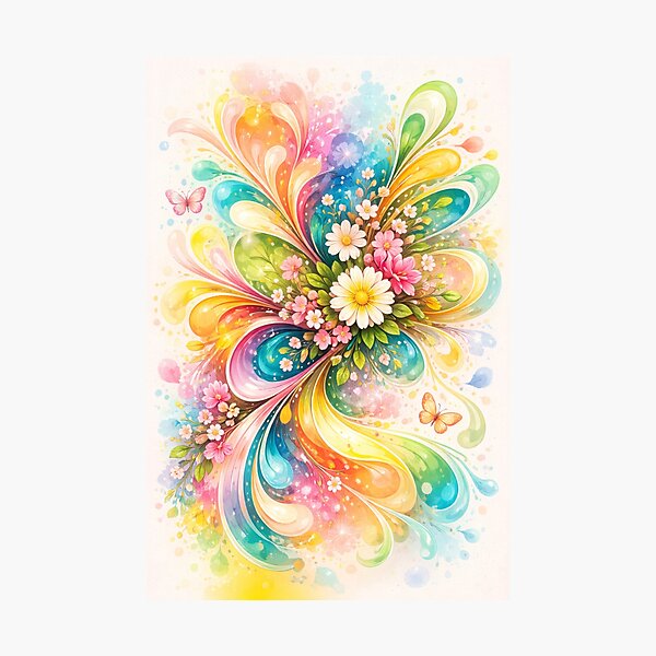 Aperçu de l'œuvre Art esthétique floral vibrant créée et vendue par Andrei Cazan.