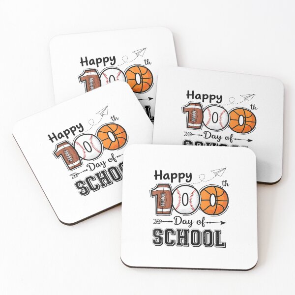 Item preview, Happy 100th Day of School Sports Lover Football Basketball designed and sold by KatherynSGardne.