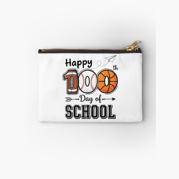Item preview, Happy 100th Day of School Sports Lover Football Basketball designed and sold by KatherynSGardne.