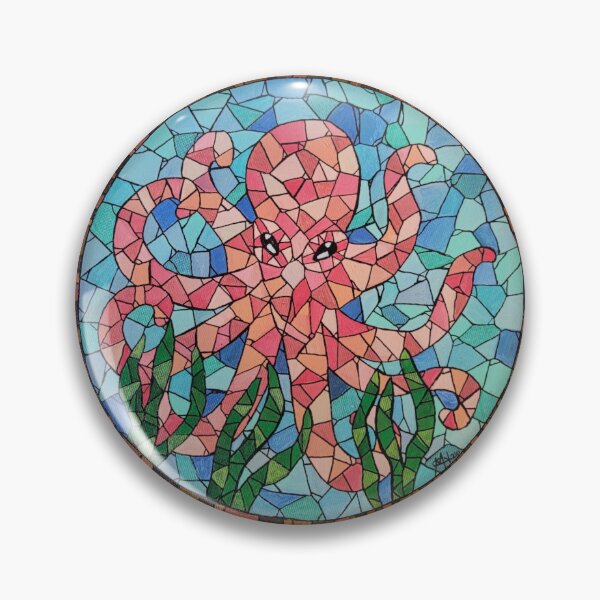 Item preview, Stained Glass Octopus designed and sold by MHavensArt.