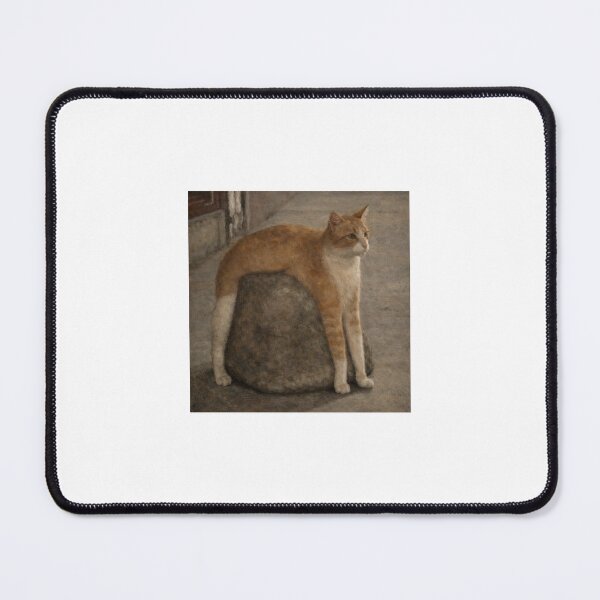 Item preview, Cat perched on a rock designed and sold by donchago.