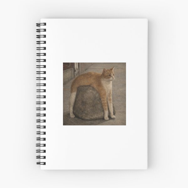 Item preview, Cat perched on a rock designed and sold by donchago.